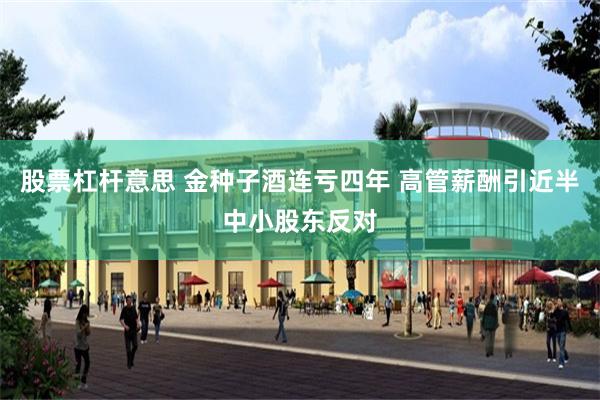 股票杠杆意思 金种子酒连亏四年 高管薪酬引近半中小股东反对